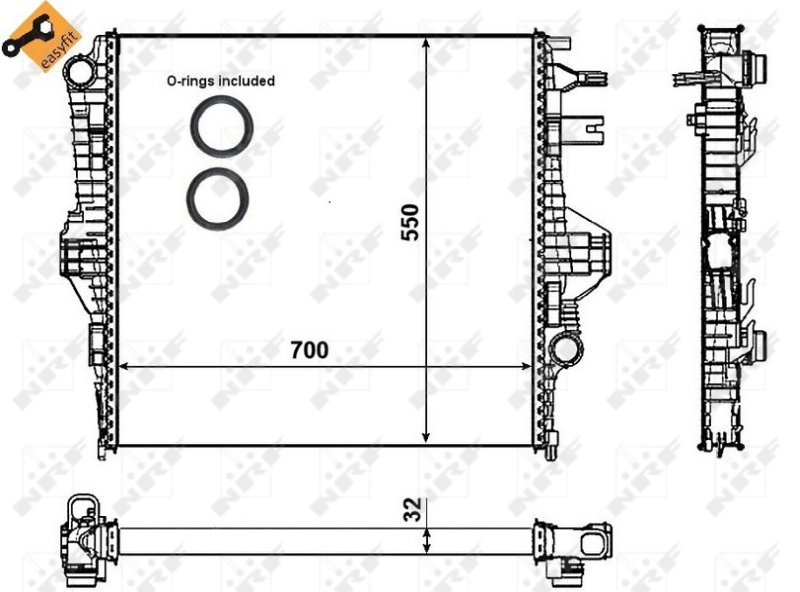 Radiator racire motor