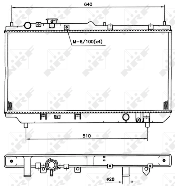 Radiator racire motor