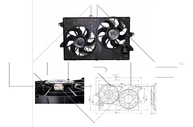 Ventilator radiator racire