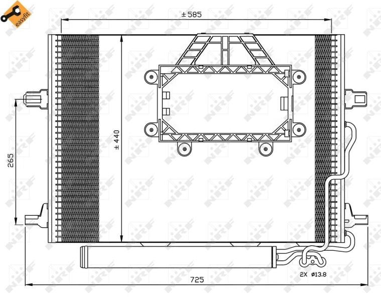 Radiator climatizare