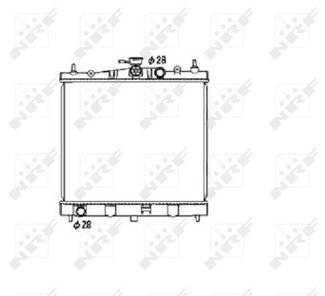 Radiator racire motor