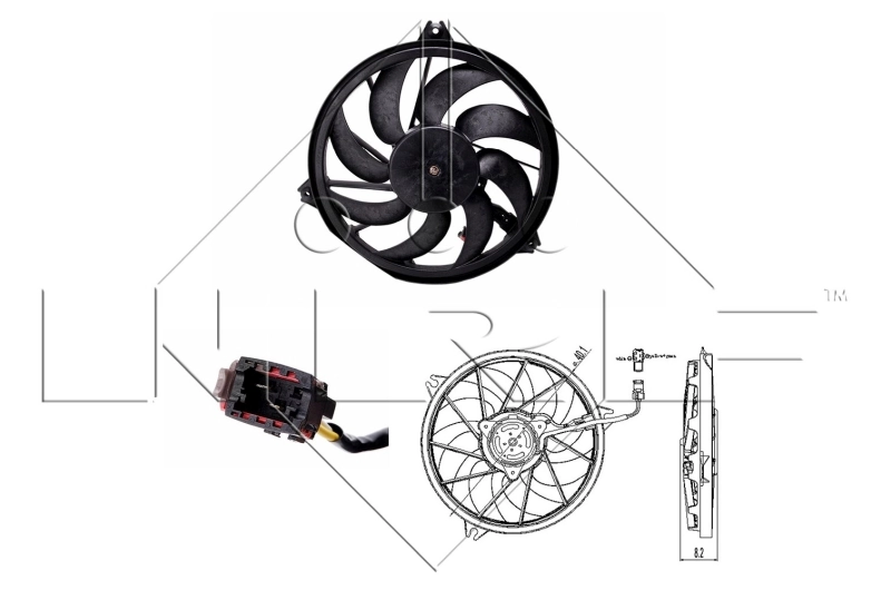 Ventilator radiator racire