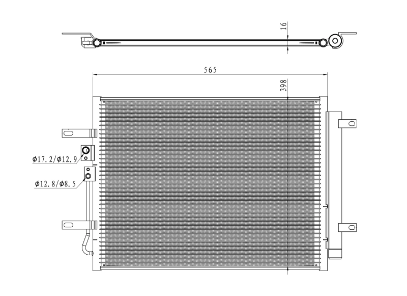 Radiator climatizare