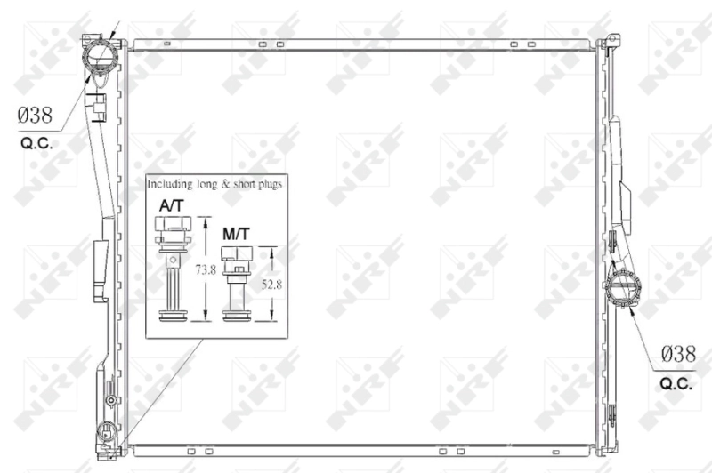 Radiator racire motor