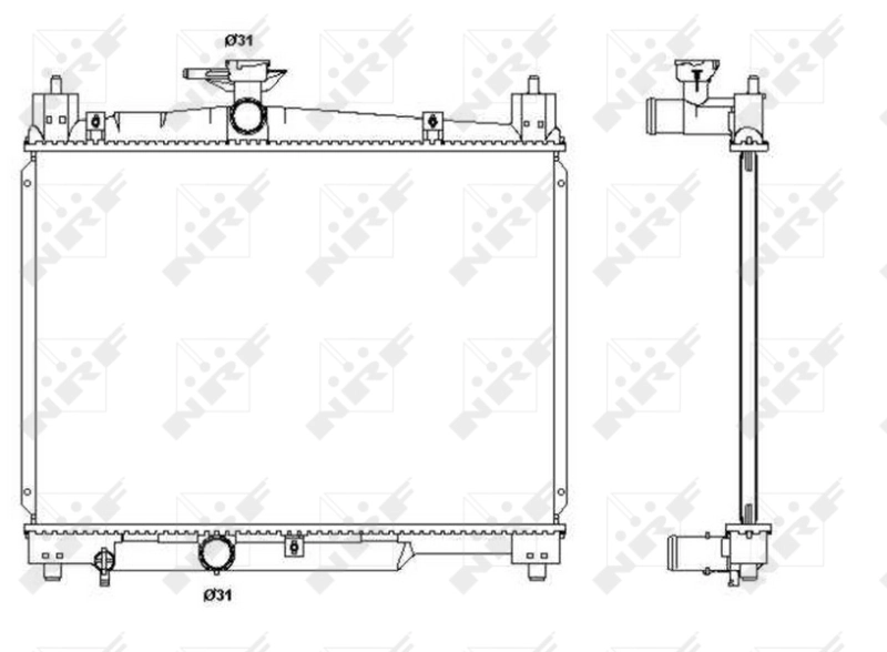 Radiator racire motor