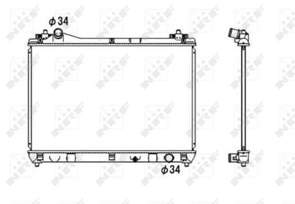 Radiator racire motor