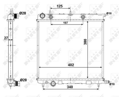 Radiator racire motor