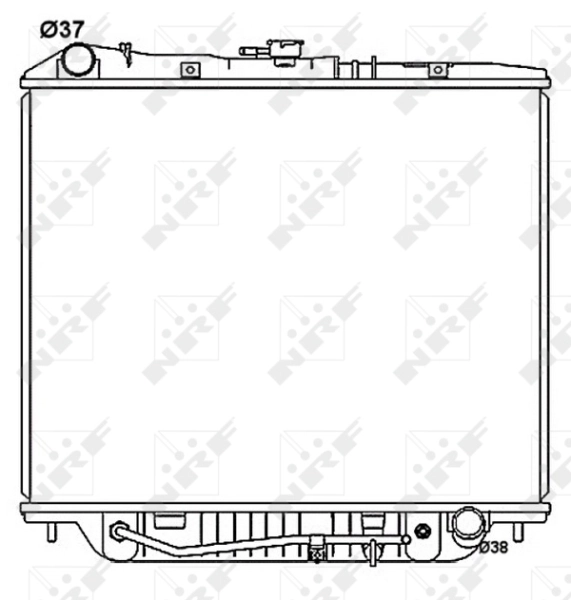 Radiator racire motor