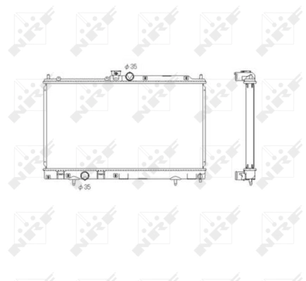 Radiator racire motor