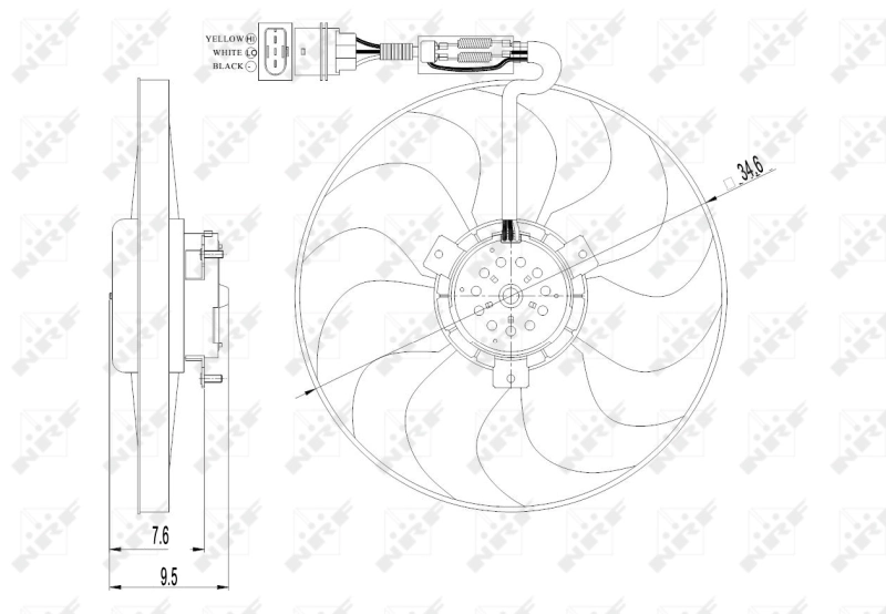 Ventilator radiator racire