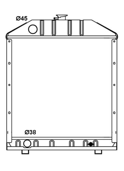 Radiator racire motor