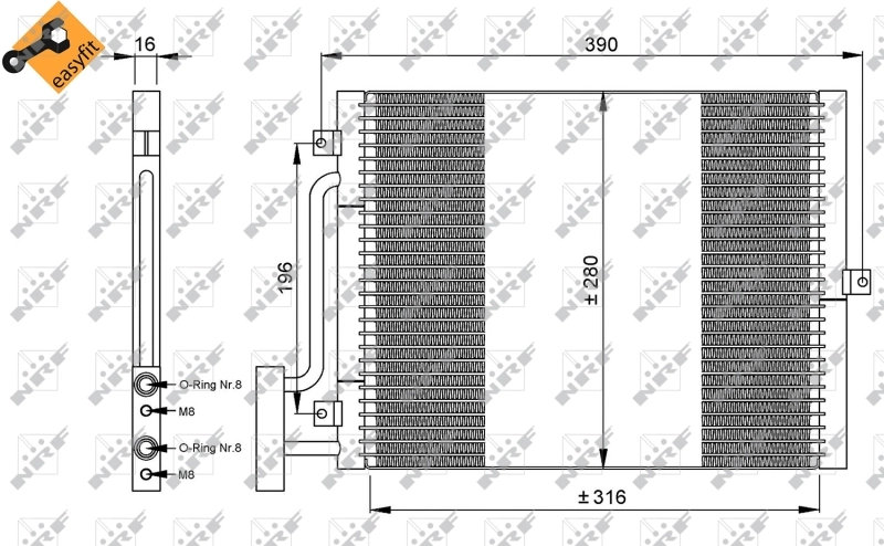 Radiator climatizare