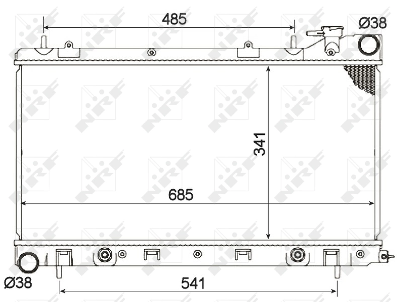 Radiator racire motor