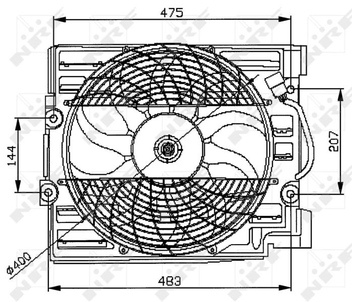 Ventilator radiator racire