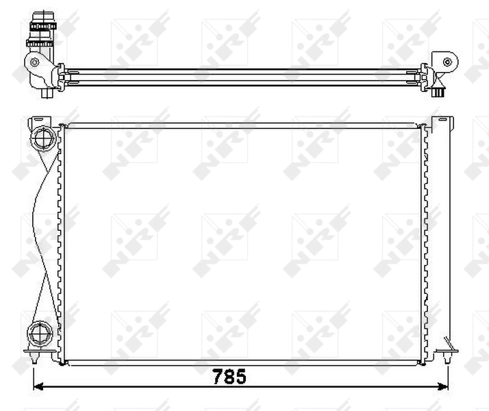 Radiator racire motor