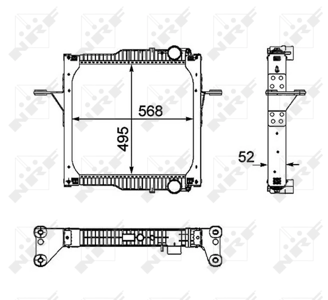 Radiator racire motor