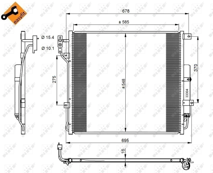 Radiator climatizare