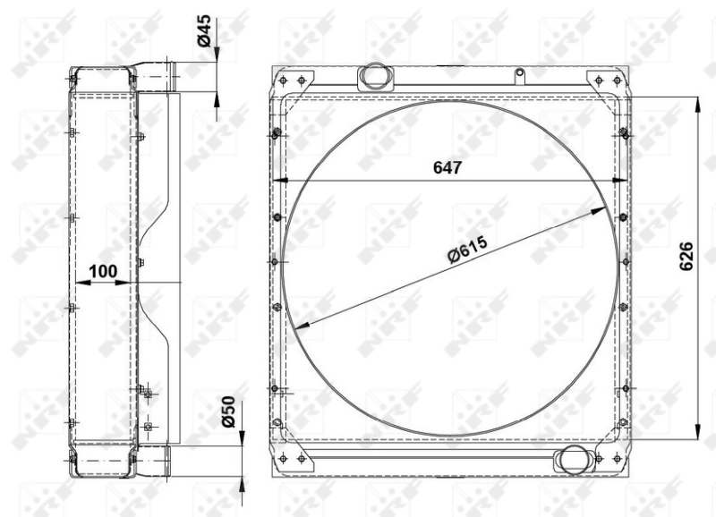Radiator racire motor