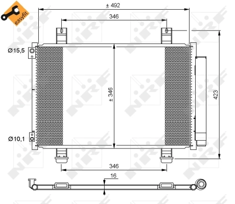 Radiator climatizare
