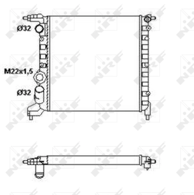 Radiator racire motor