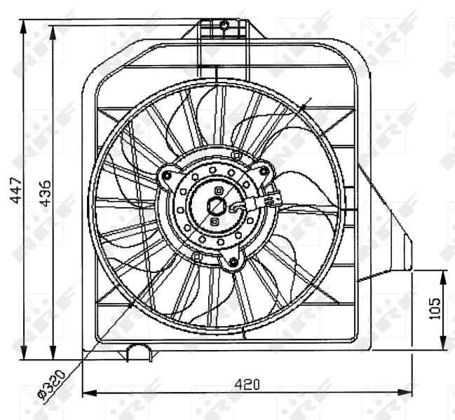 Ventilator radiator racire