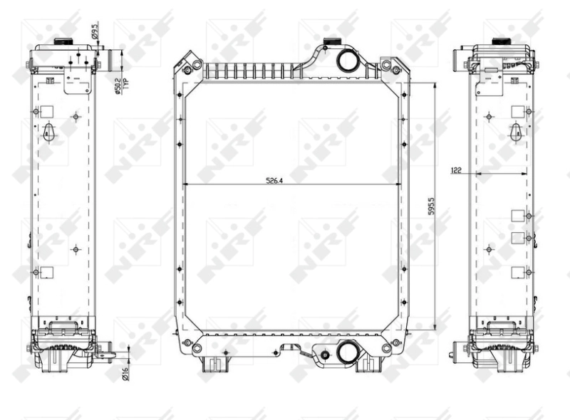 Radiator racire motor