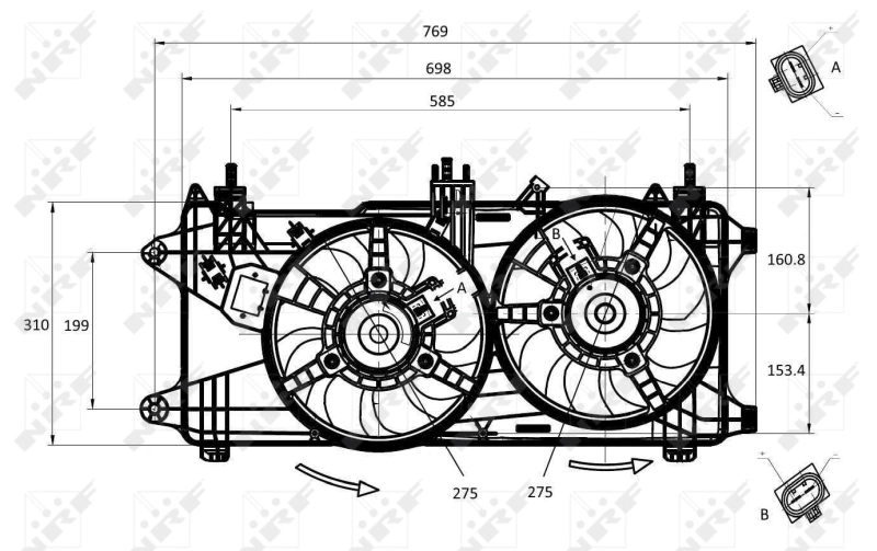Ventilator, radiator