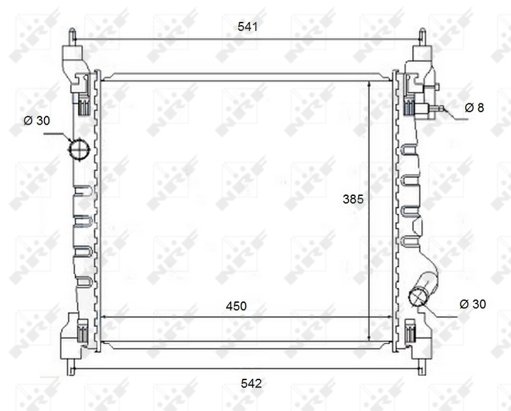 Radiator racire motor