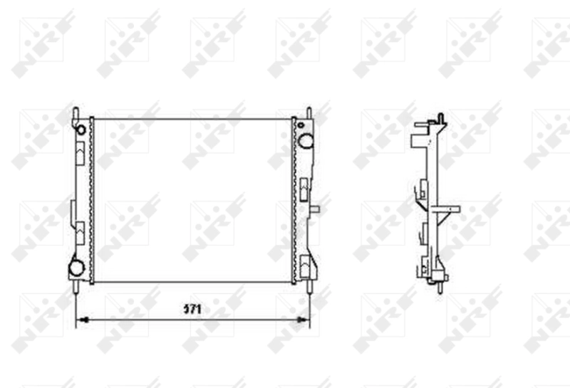 Radiator racire motor