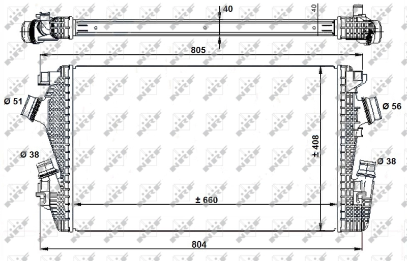Intercooler, compresor
