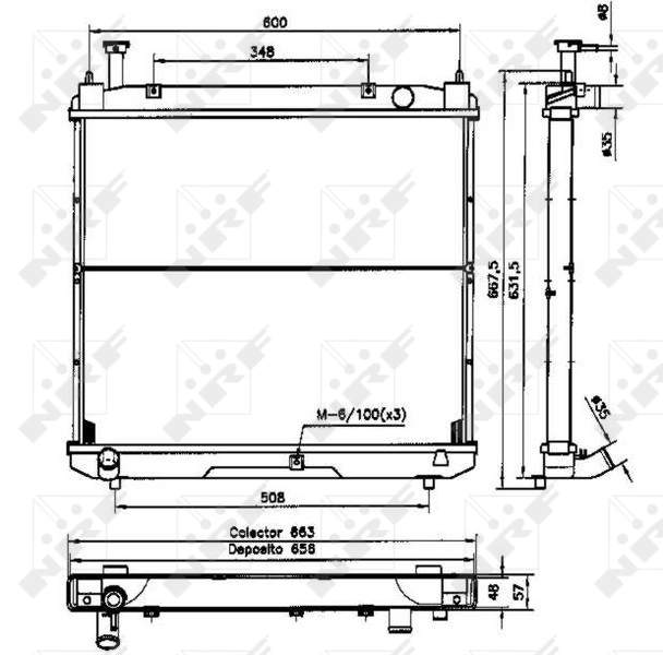 Radiator racire motor