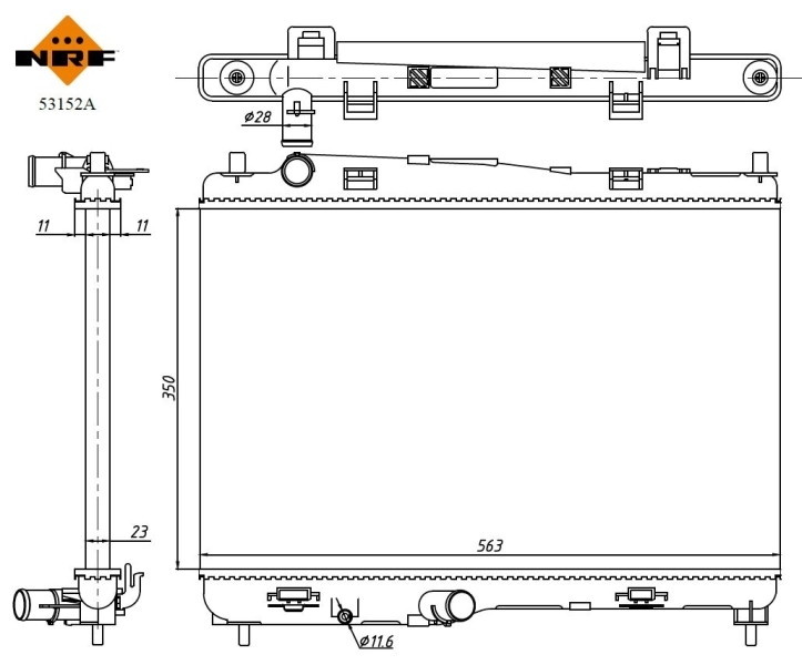 Radiator racire motor