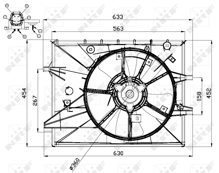 Ventilator radiator racire