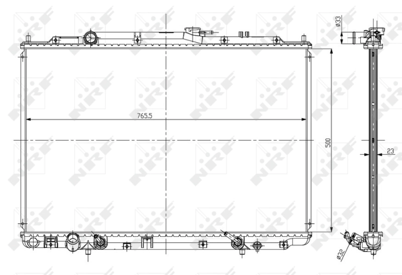 Radiator racire motor