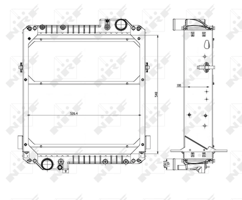 Radiator racire motor