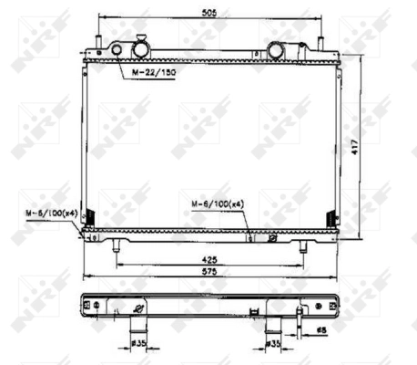 Radiator racire motor