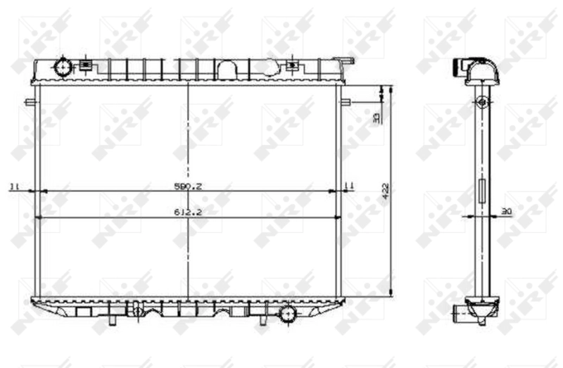 Radiator racire motor