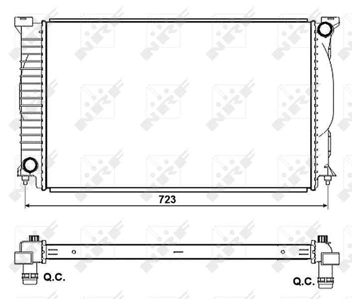 Radiator racire motor