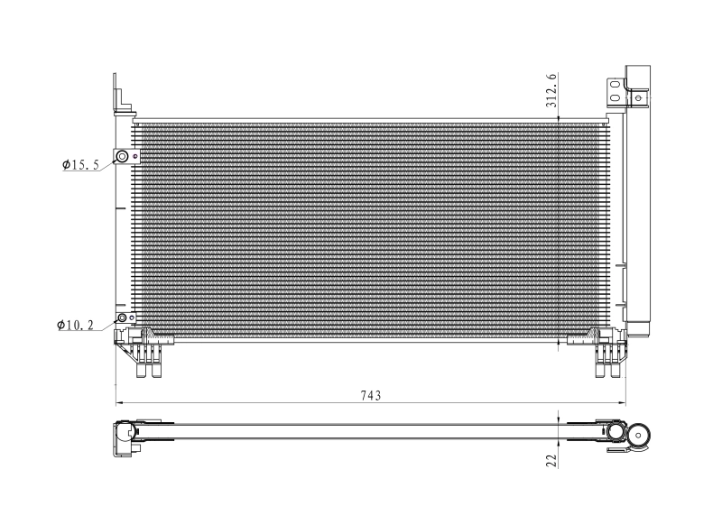 Radiator climatizare