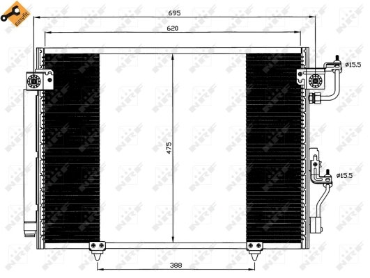 Radiator climatizare