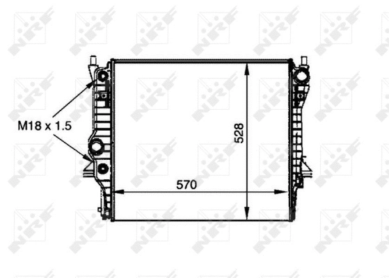 Radiator racire motor