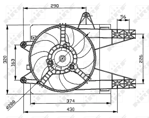Ventilator radiator racire