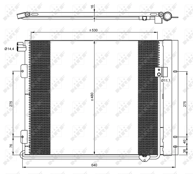 Radiator climatizare