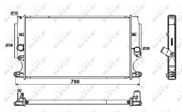 Radiator racire motor