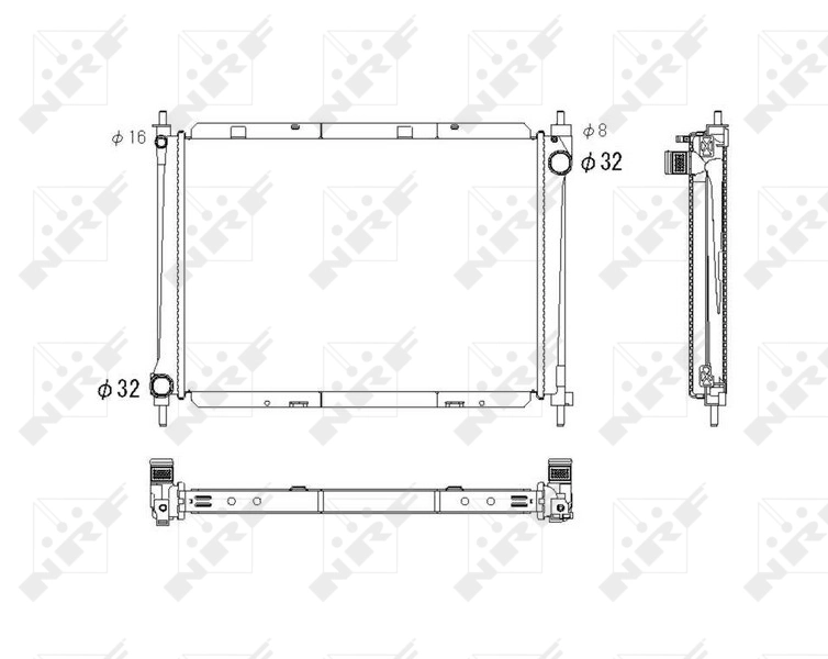 Radiator racire motor