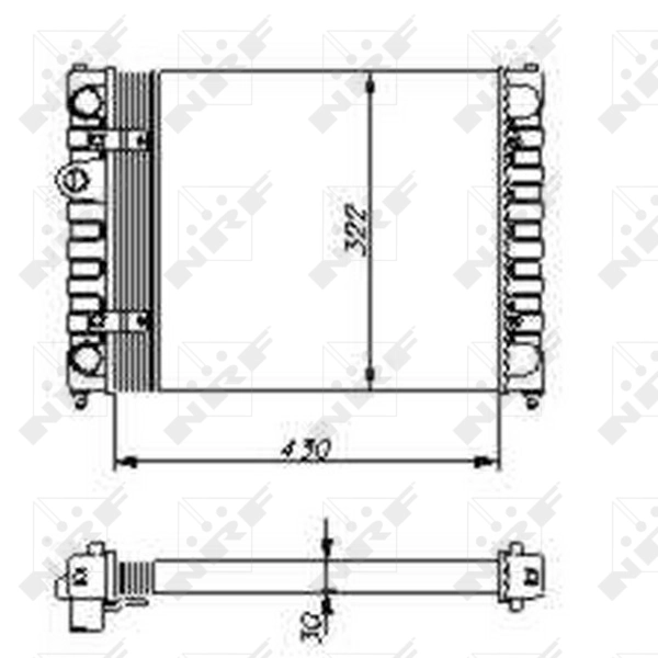 Radiator racire motor