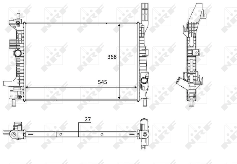 Radiator racire motor