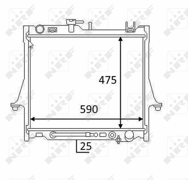 Radiator racire motor