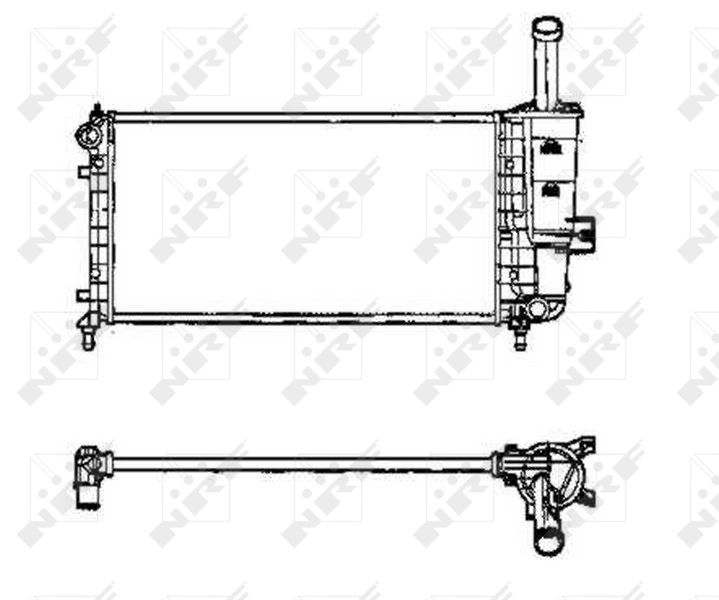 Radiator racire motor
