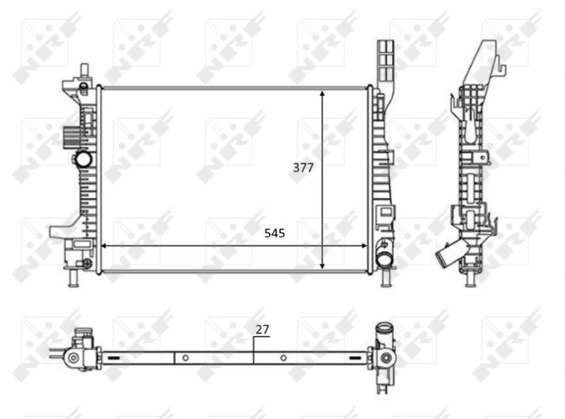 Radiator racire motor